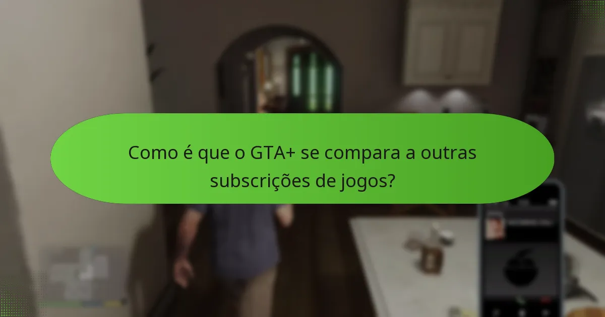 Qual é a estrutura de preços do GTA+?